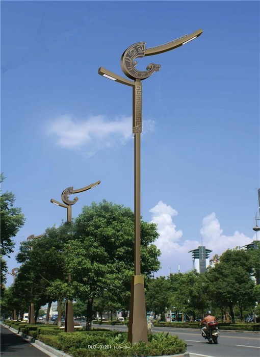 民族风定制路灯应用于文化街区场景