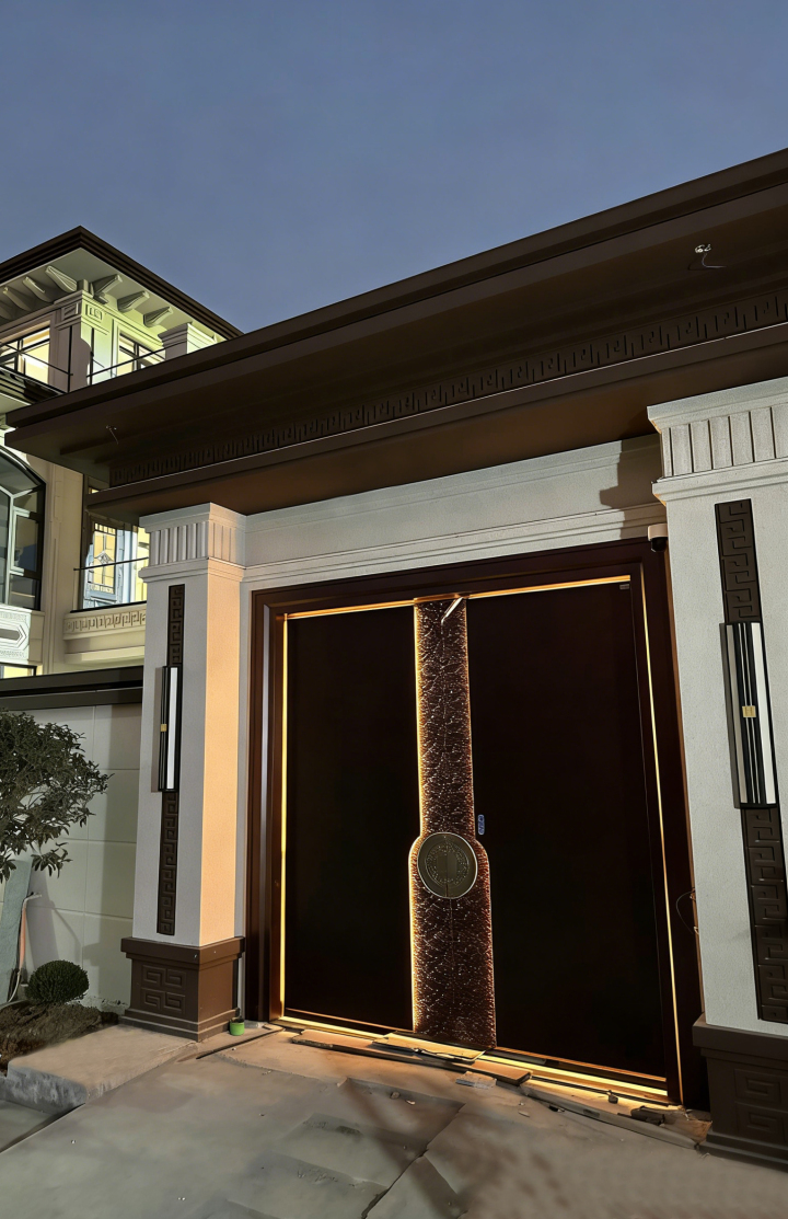 精雕铸铝门工艺细节