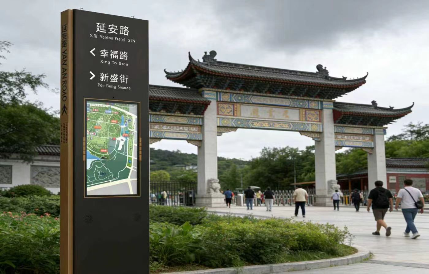 现代化显示屏生产车间与质检流程