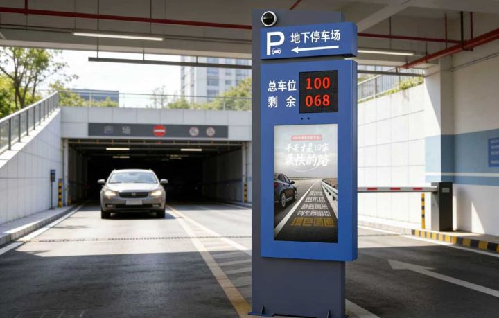 户外高亮液晶广告机展示