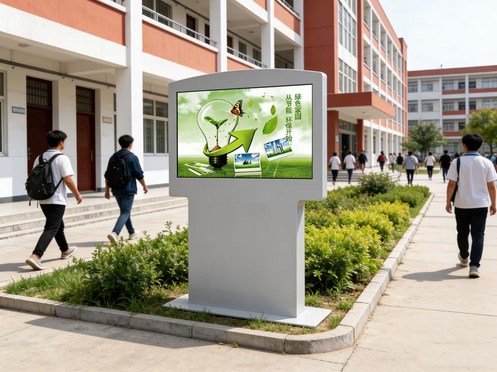 智慧城市多场景显示屏解决方案示意图