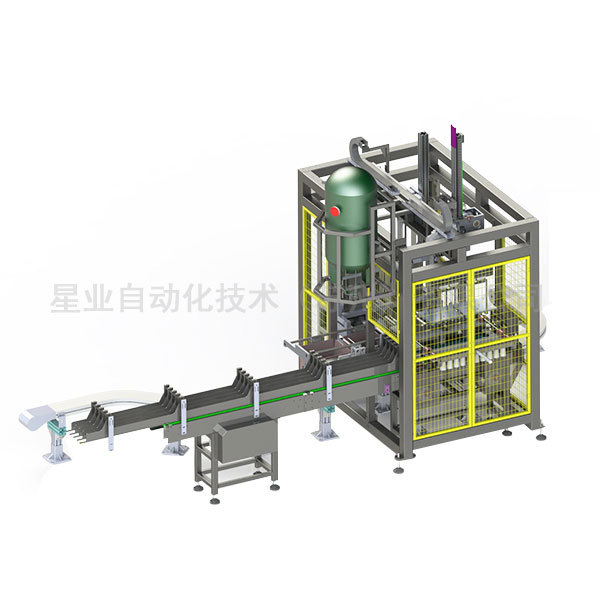 星业自动化装箱机设备特写