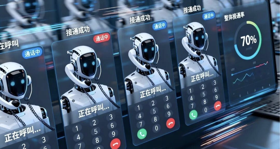 AI技术赋能企业高效协同概念图