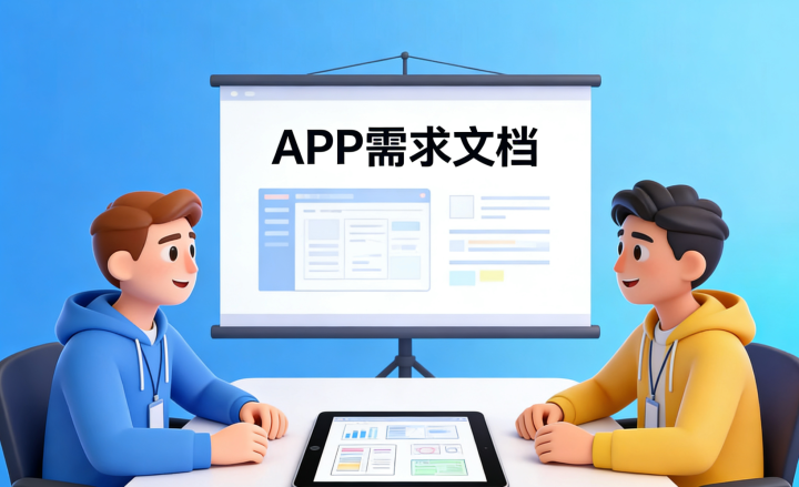 企业APP开发现场工作图