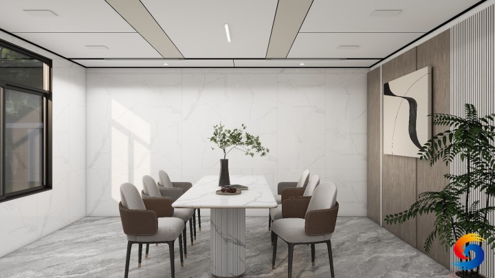 护墙板安装现场