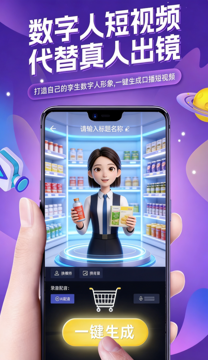 AI数字人技术架构图