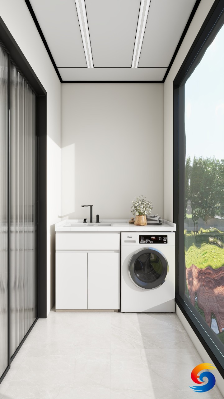 碳晶板应用于时尚家居背景墙