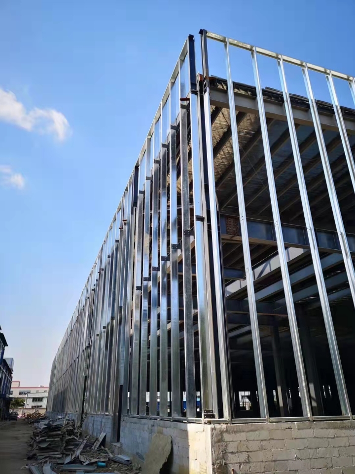 高标准钢结构厂房外景展示