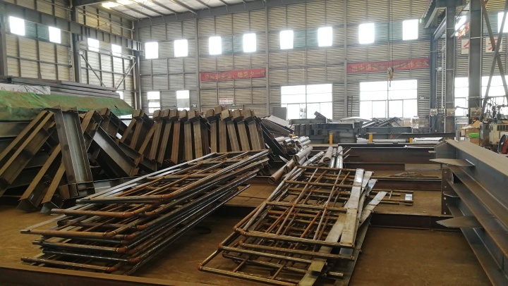 精密钢结构构件展示