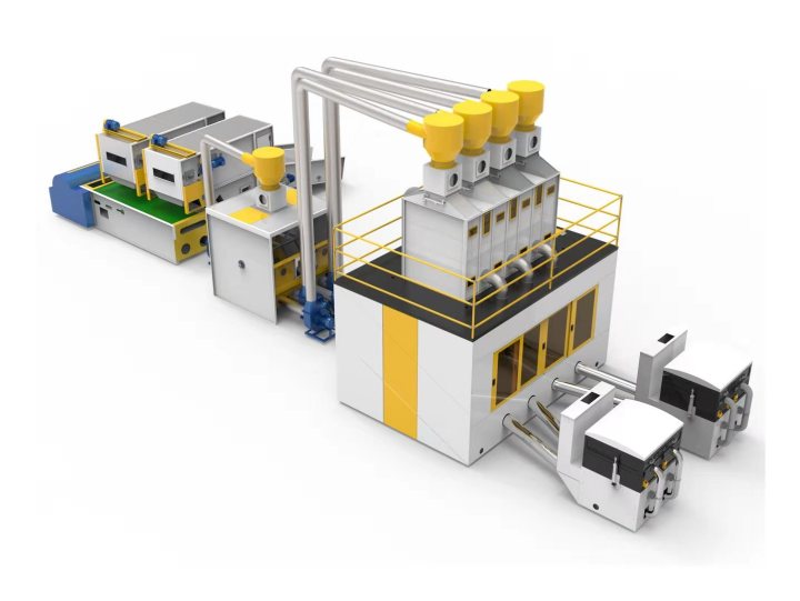 海进机械生产的优质蓬松填充材料成品