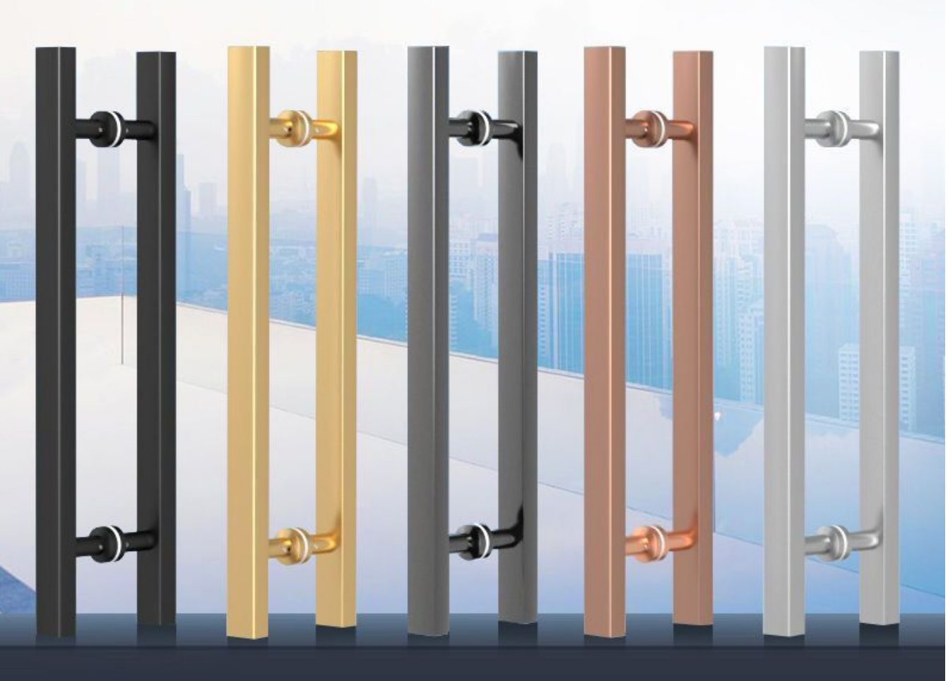 玻璃门大拉手产品细节展示