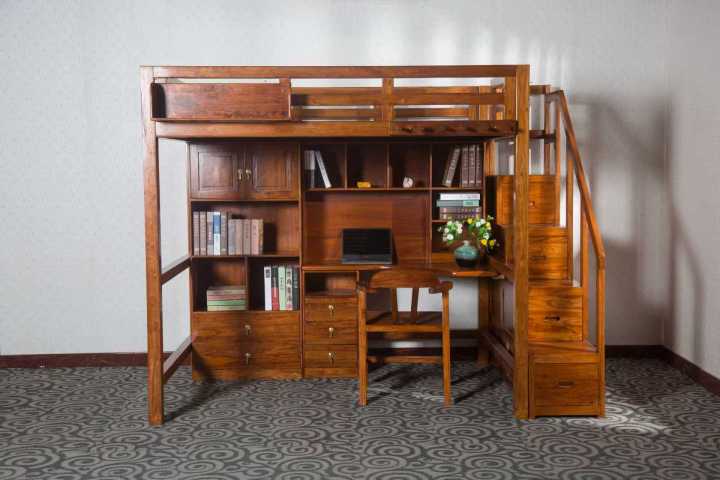 老榆木家具材质细节特写