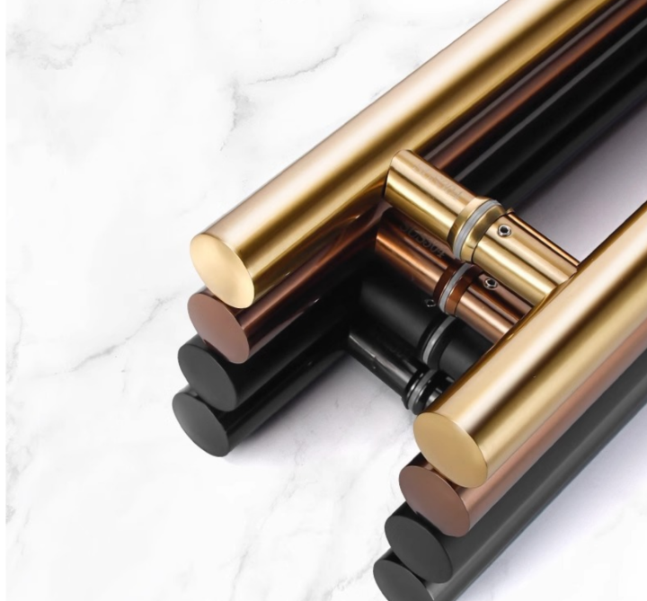 高品质玻璃门大拉手展示