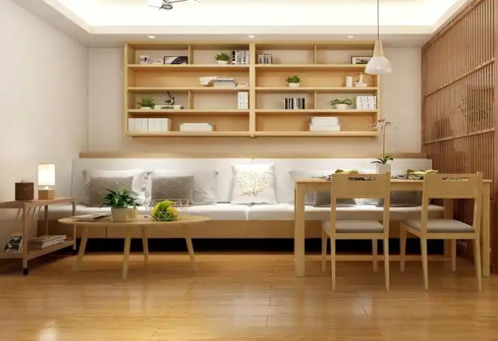 实木家具精细的榫卯结构与自然纹理细节