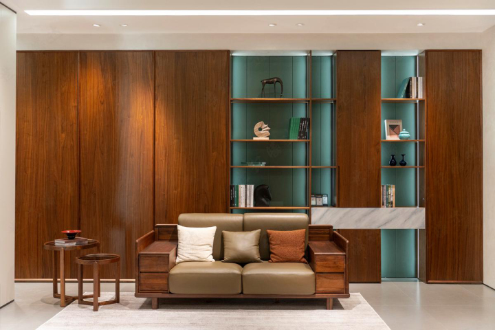 现代简约风格实木家具陈设