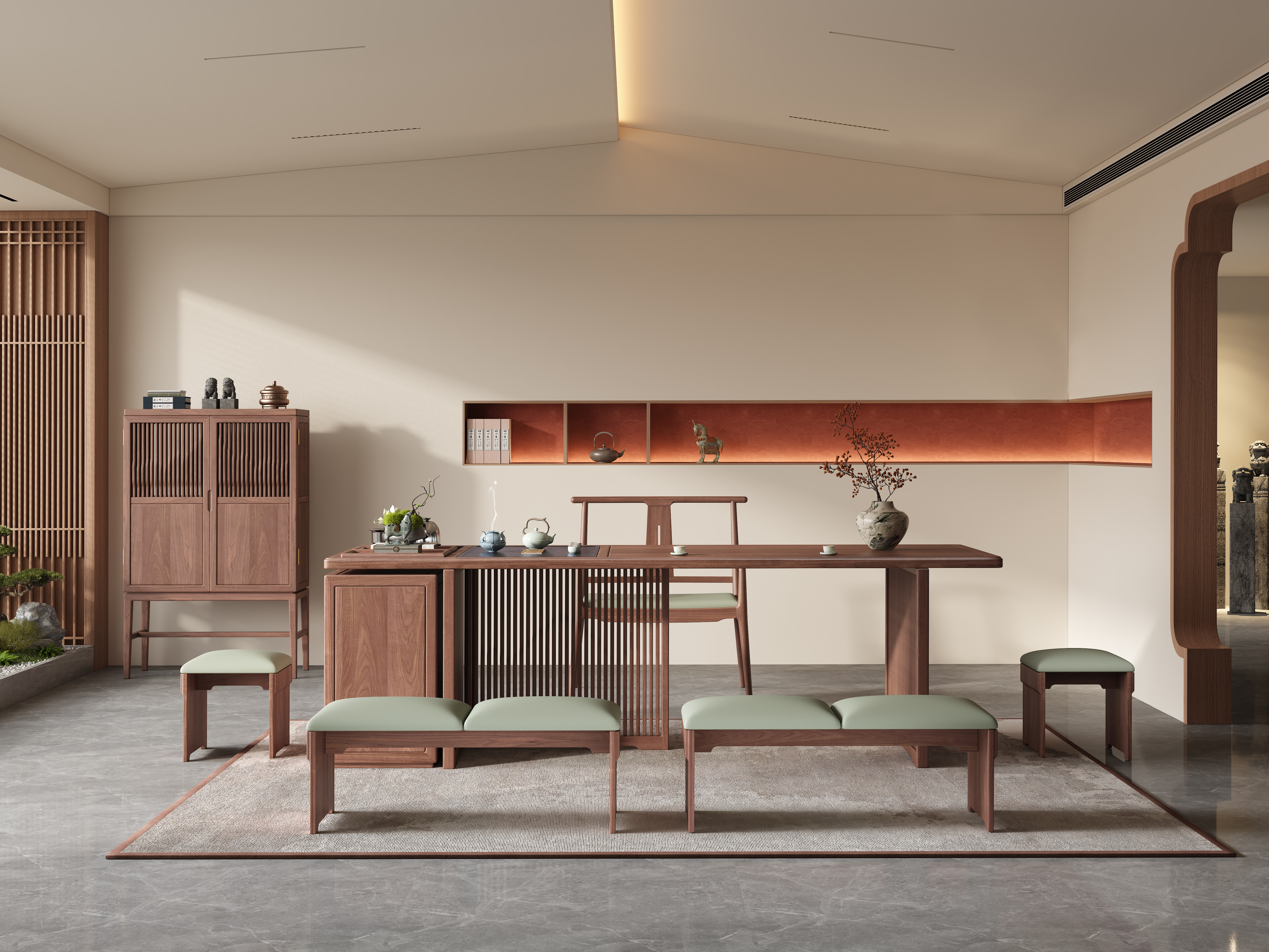 宋式美学家具细节工艺展示