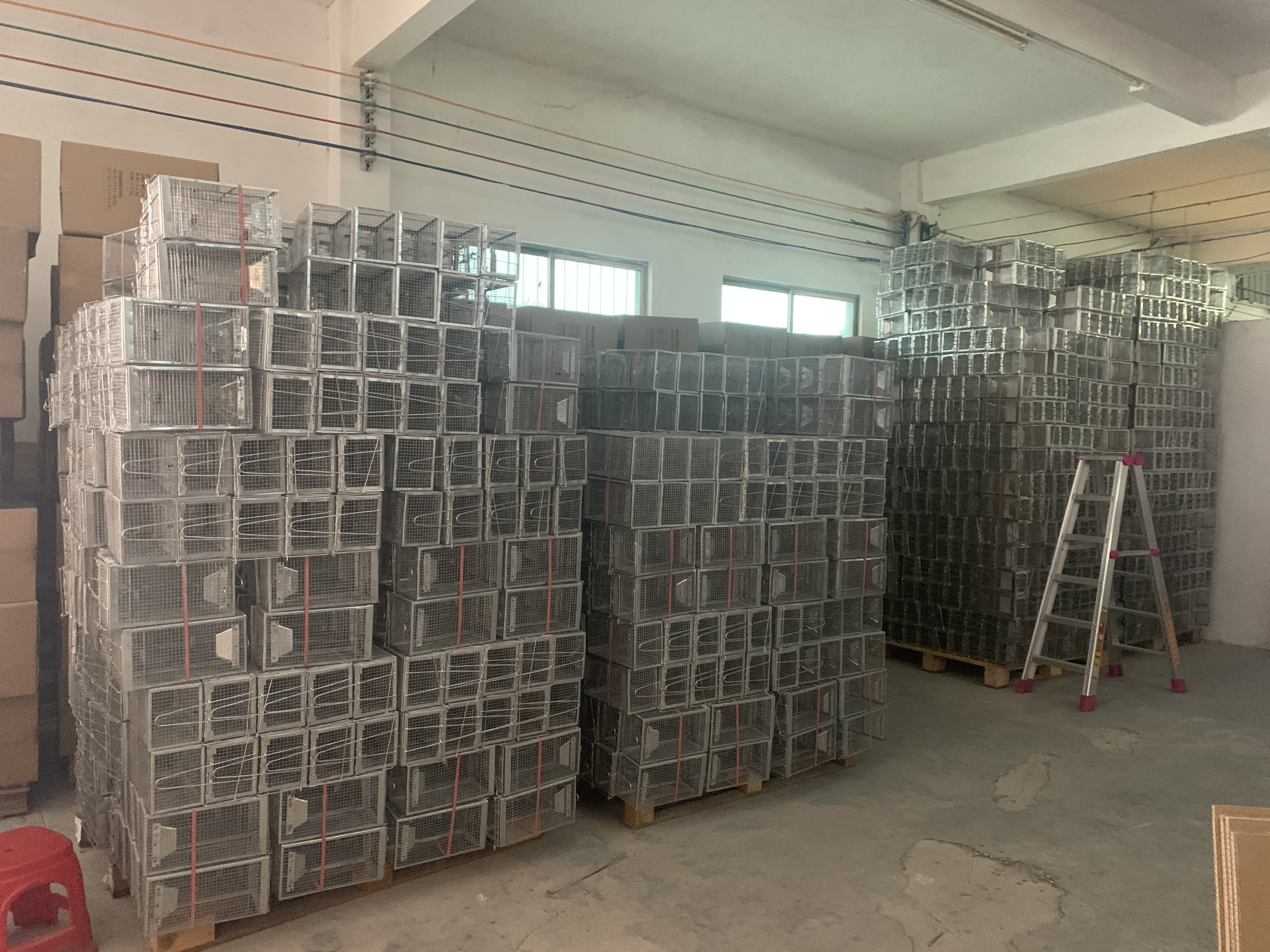 捕鼠笼生产车间与质检