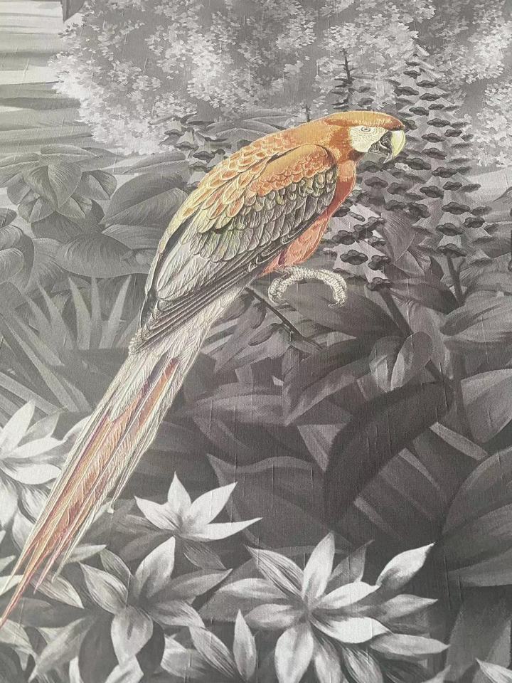 墙布施工现场与细节