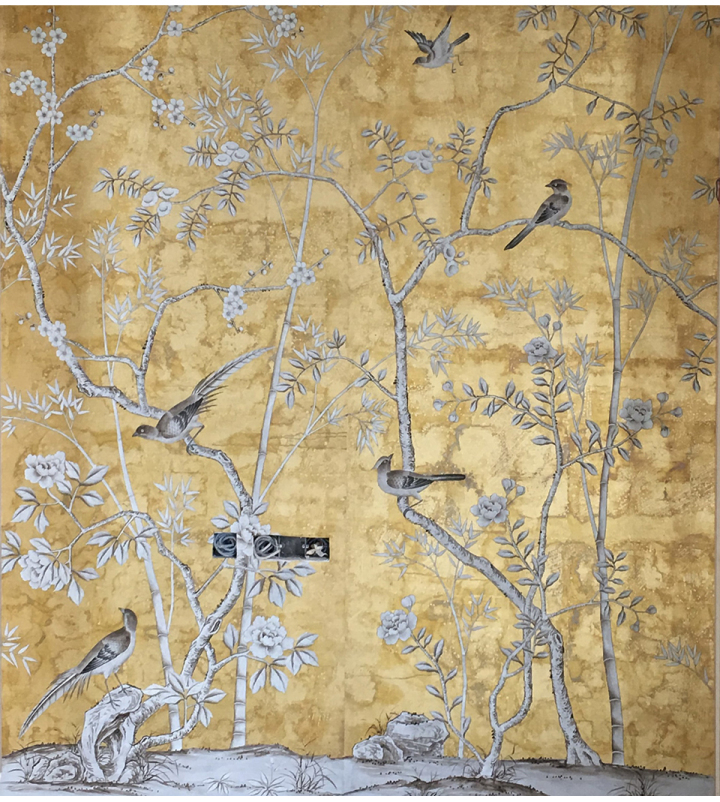 墙布施工与细节展示