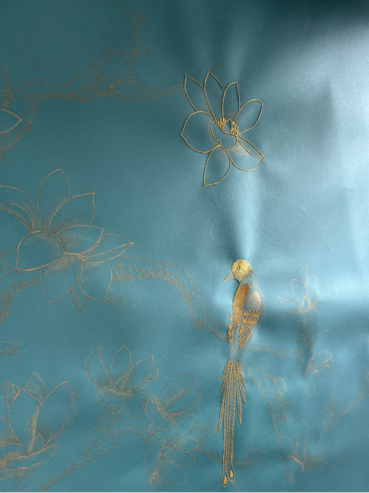 创意墙布材质细节展示