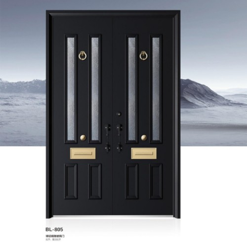 玻璃艺术门现代轻奢风格展示