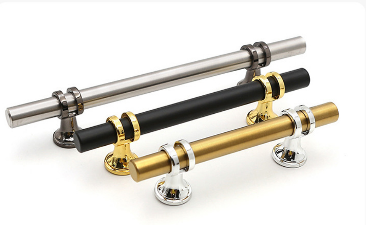 多种款式不锈钢空心拉手展示