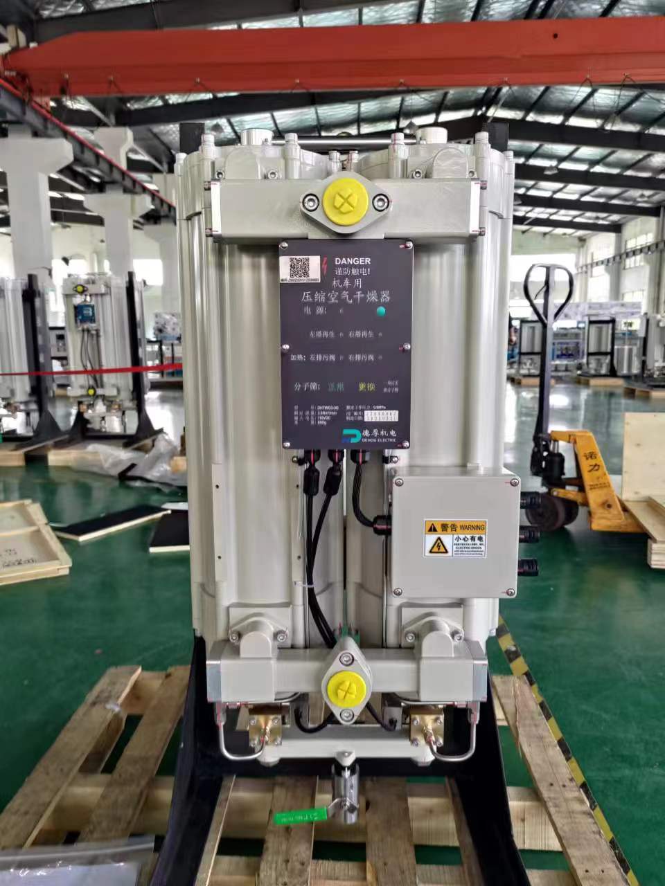 空气干燥器在轨道交通中的应用示意图