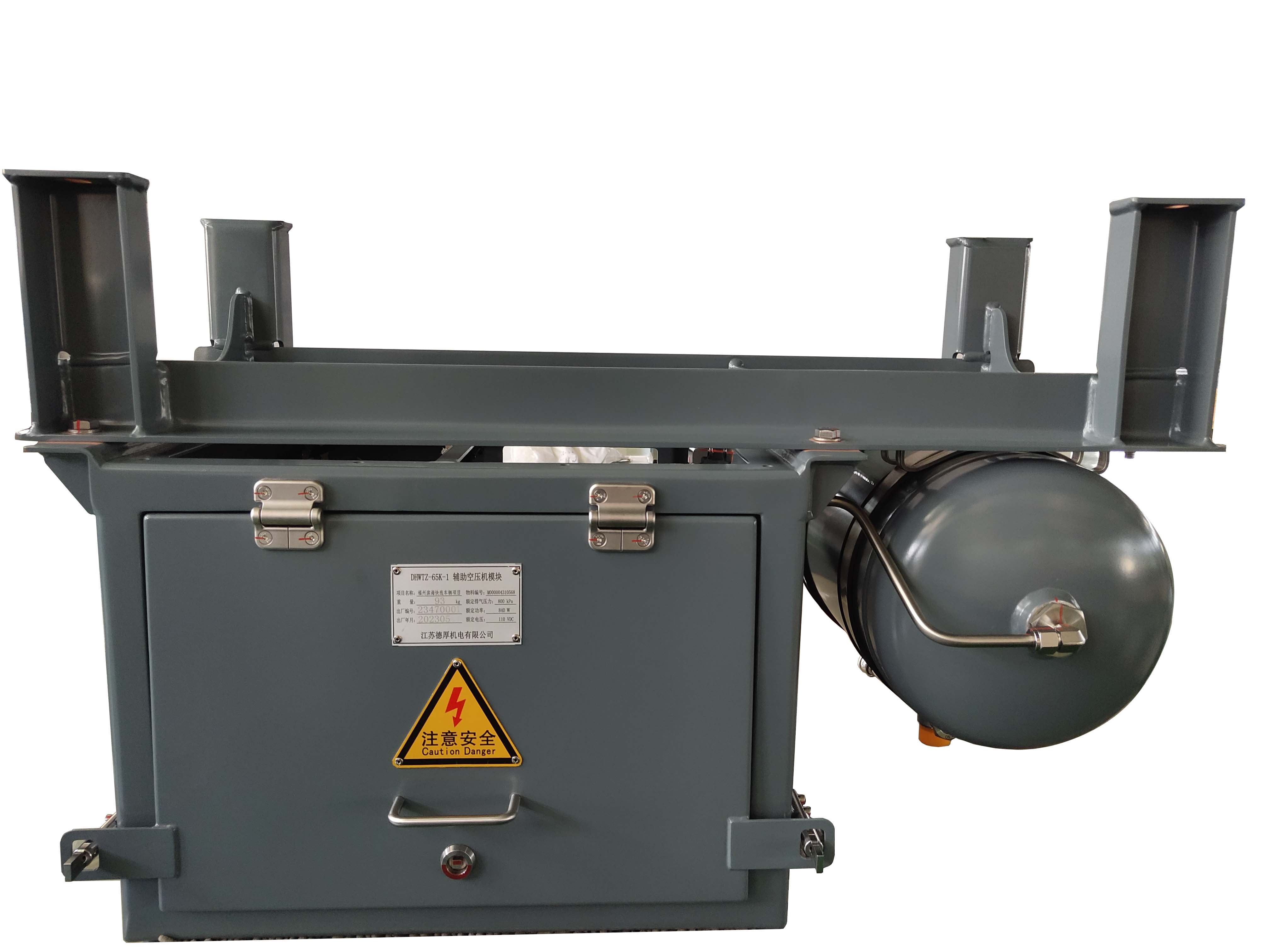 现代化厂房内的无油压缩机生产线与质检流程