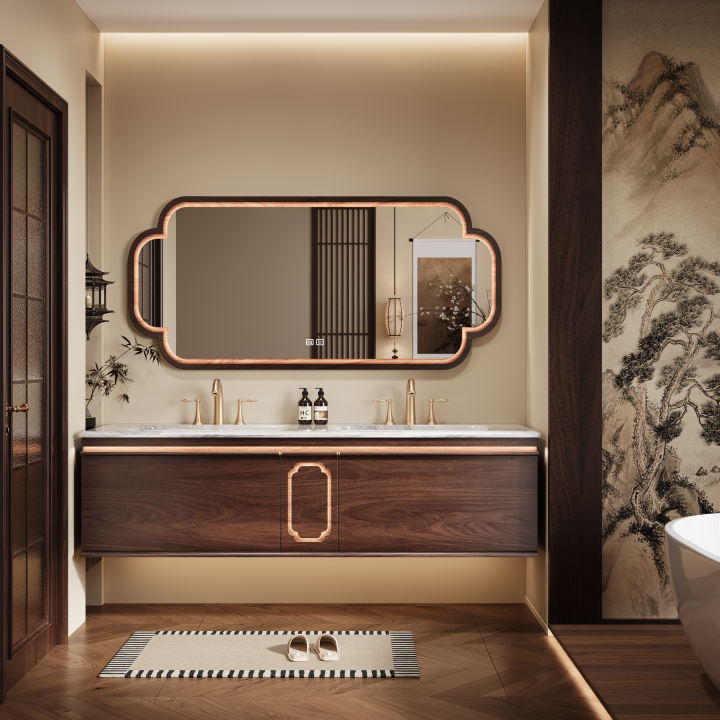 迪普瑞卫浴柜大容量收纳与细节设计