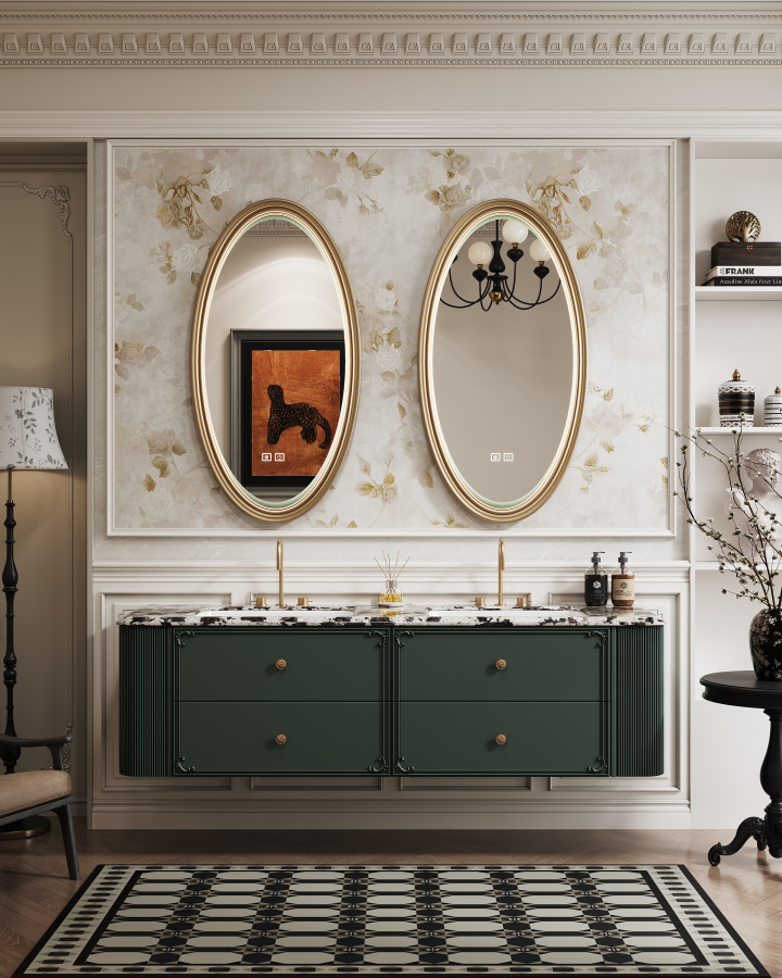 迪普瑞卫浴浴室柜大容量收纳结构展示