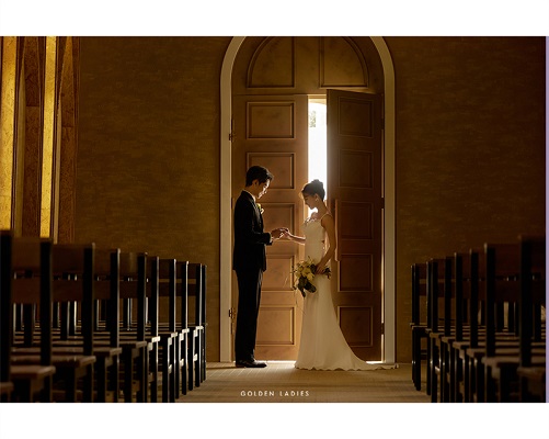 专业团队进行婚纱摄影创作