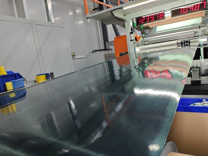 碳布和树脂材料特写