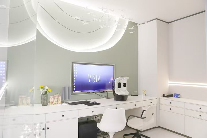 科技美肤仪器展示