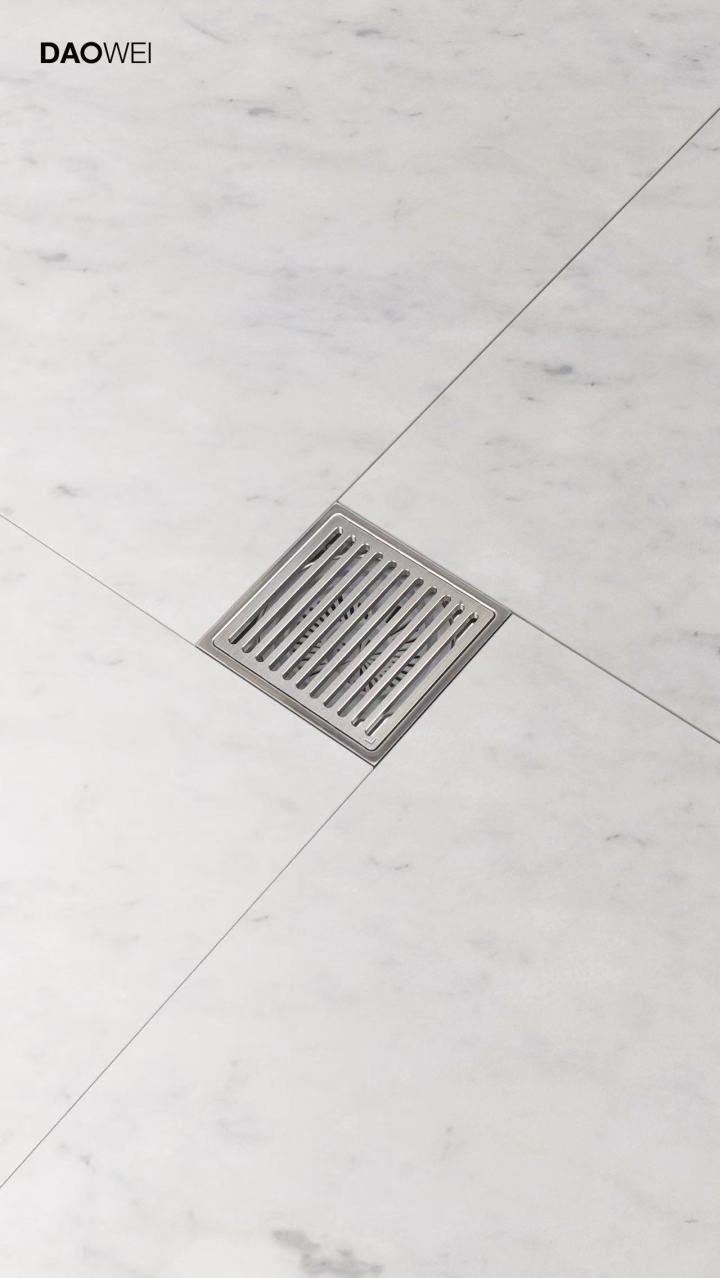 弧形地漏安装效果展示