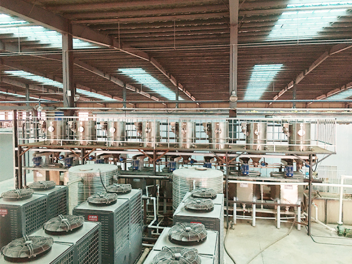 现代化气力输送系统生产与测试车间