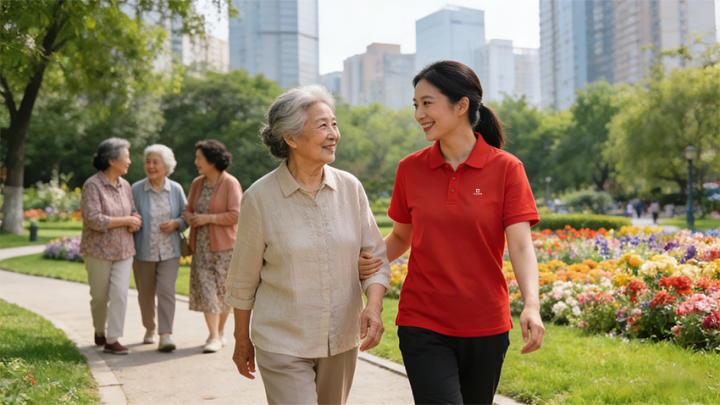 养老护理服务保障体系示意图