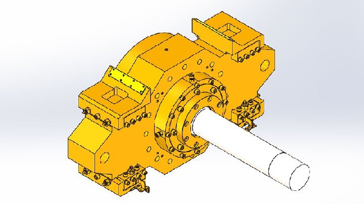 现代化挤压机智能车间
