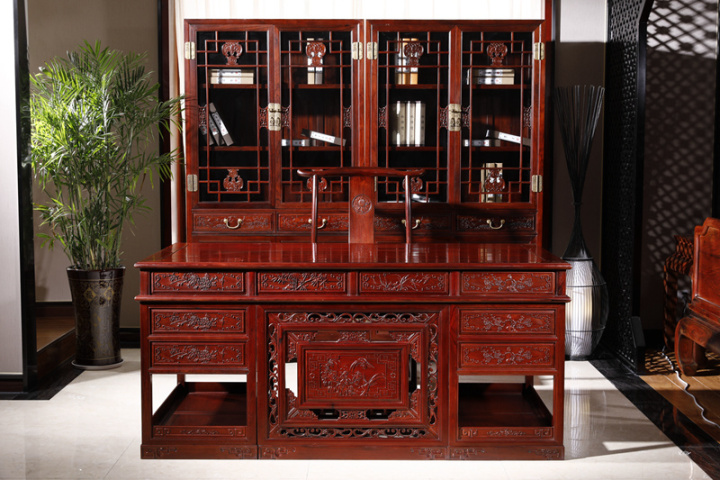 中式空间中的红酸枝家具陈设效果