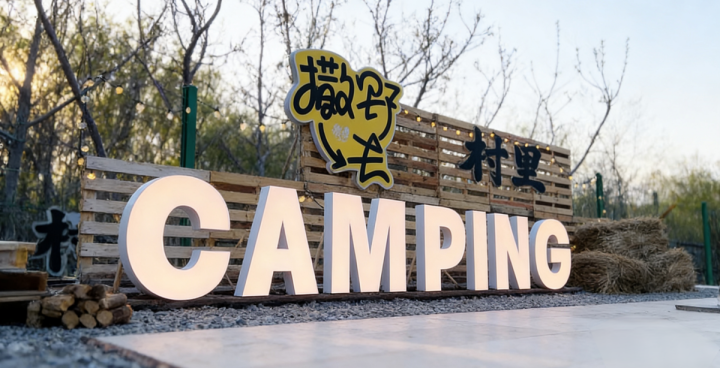 不锈钢发光字楼宇应用效果