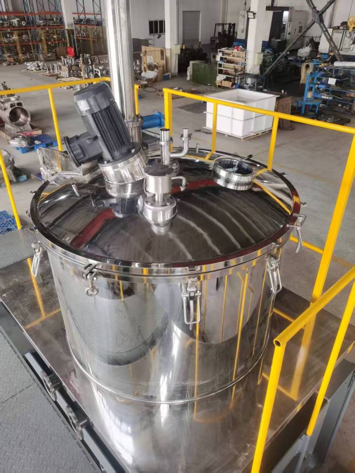 平板刮刀离心机现代化生产线