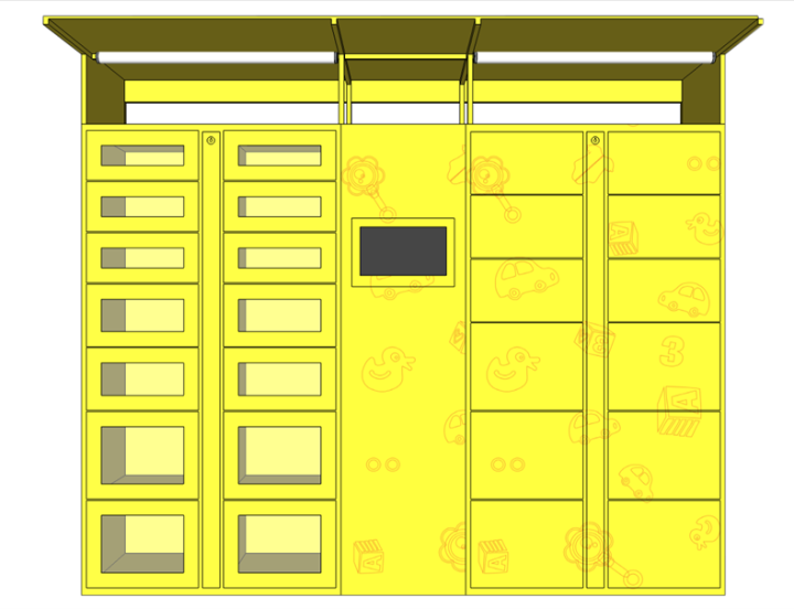 智能档案管理柜内部结构
