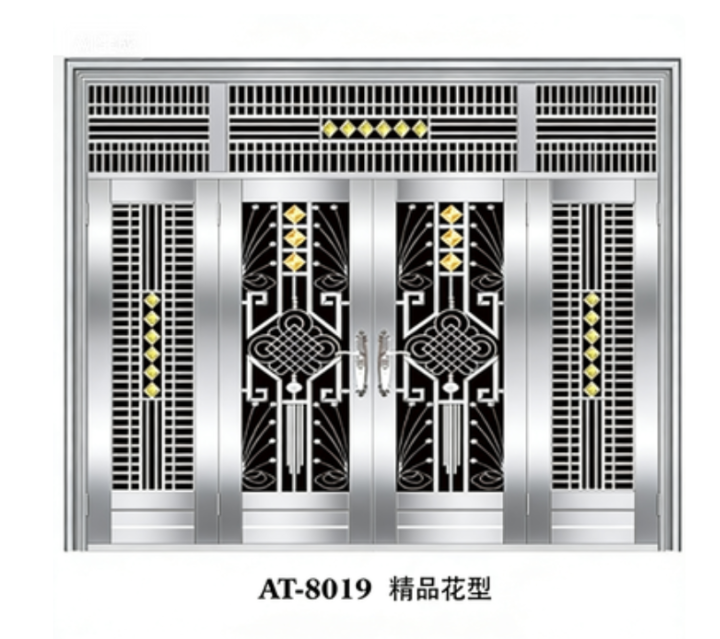 不锈钢非标大门多样化款式展示