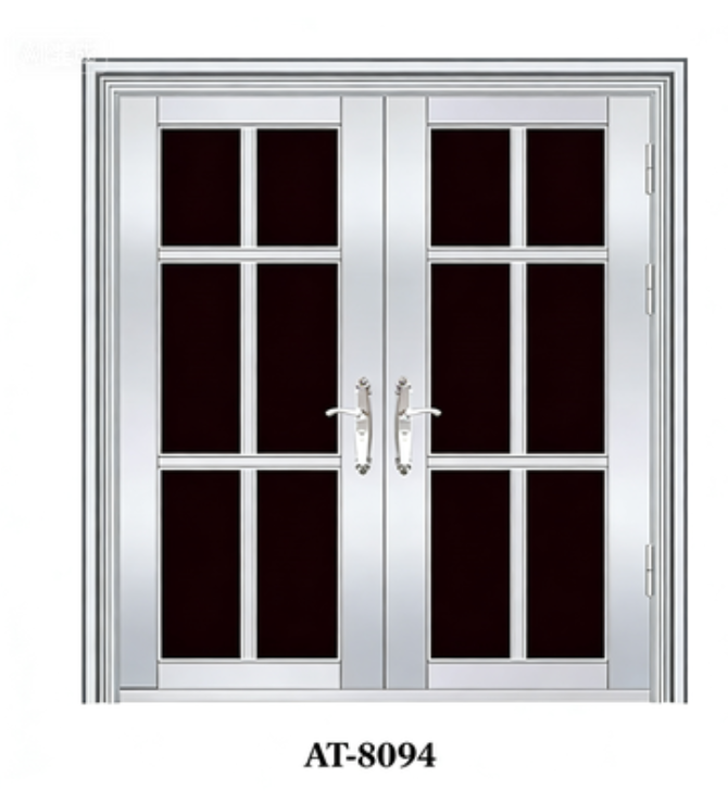 不锈钢楼宇门精湛工艺细节展示