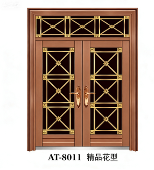 精美不锈钢非标大门完工案例