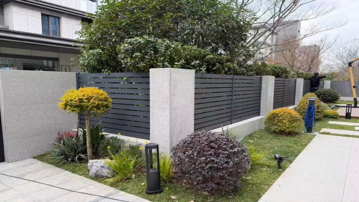 铝艺庭院护栏整体效果图