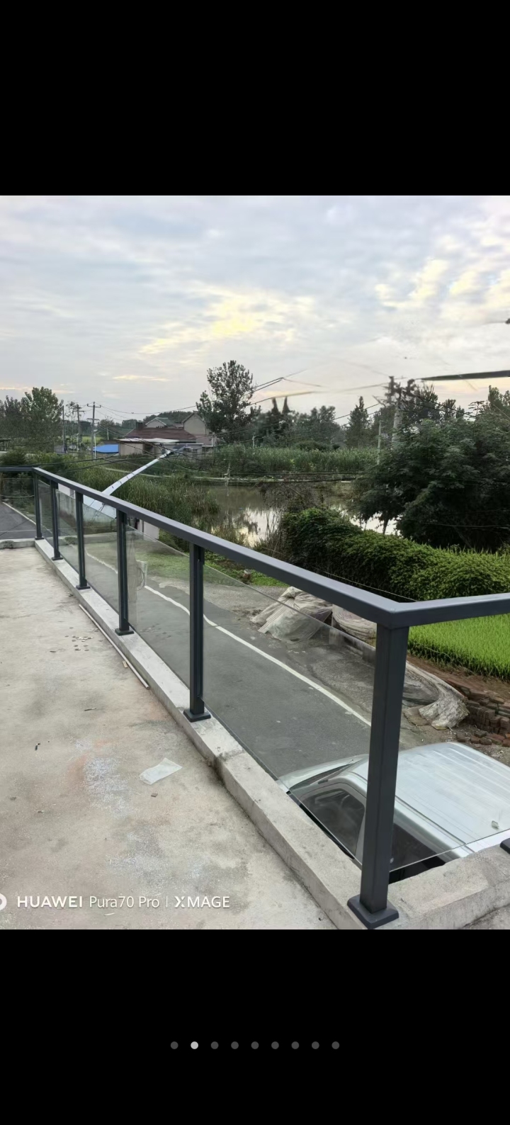 无框玻璃护栏别墅应用实景