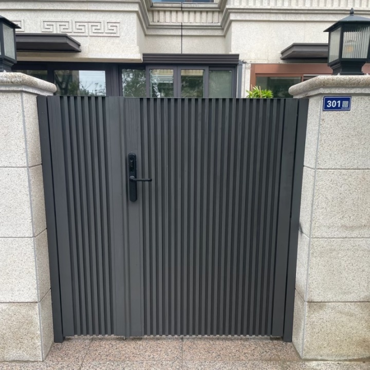 铝艺庭院大门工艺细节