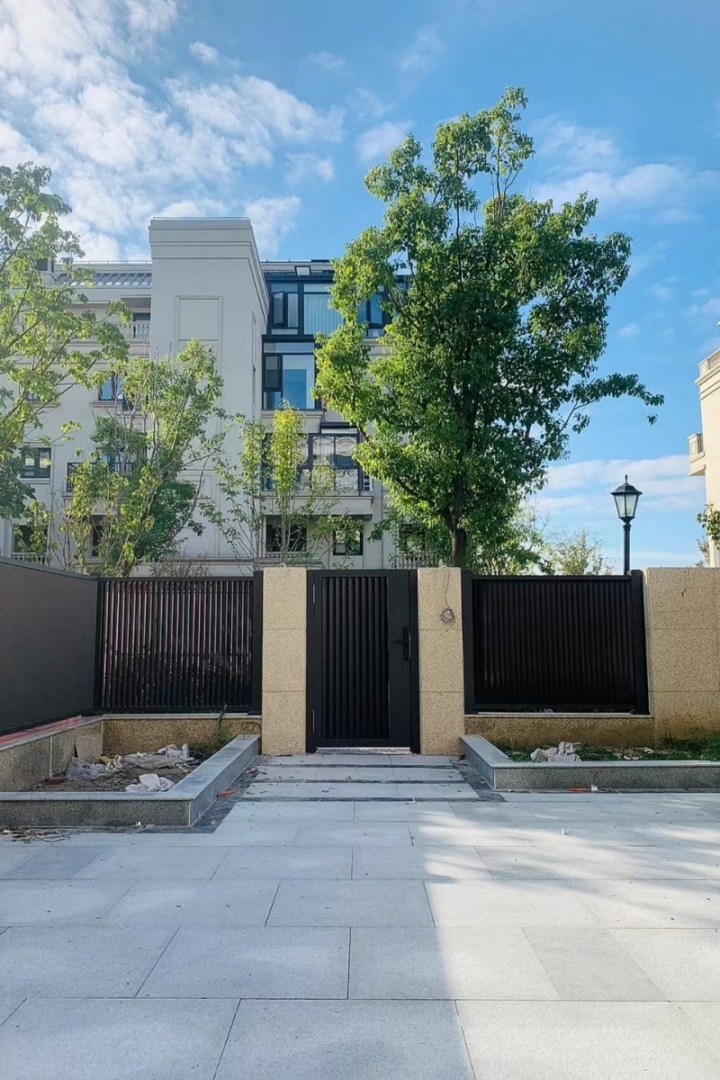 铝艺庭院大门外观展示