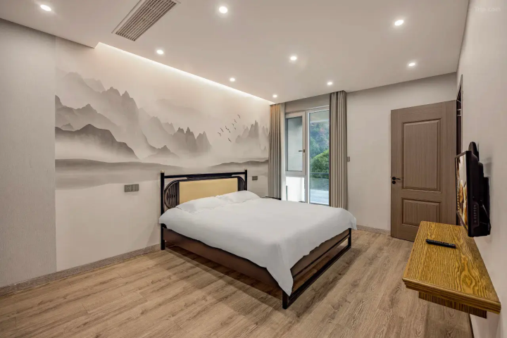 民宿外景与山水环境