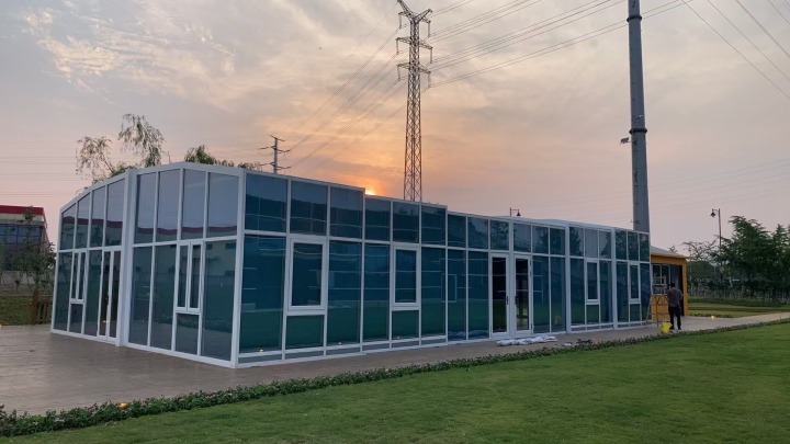 别墅移动阳光房实景案例